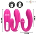 Intense Janet Dual U-Shaped Remote Vibrating Device Pink 10.2cm