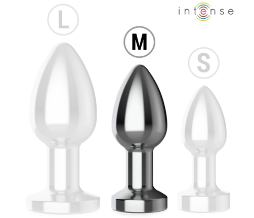 Intense Metal Vibrating Plug M - 10 Modes, Remote Control, Waterproof