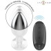 INTENSE Metal Plug L with Remote - 10 Vibration Modes, Waterproof, Silver