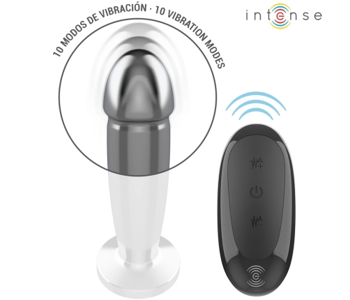 INTENSE M Remote-Controlled Metal Plug 10 Vibration Modes Waterproof