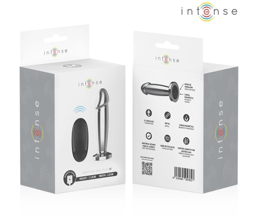 INTENSE M Remote-Controlled Metal Plug 10 Vibration Modes Waterproof
