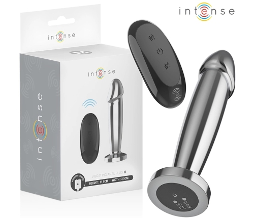INTENSE M Remote-Controlled Metal Plug 10 Vibration Modes Waterproof