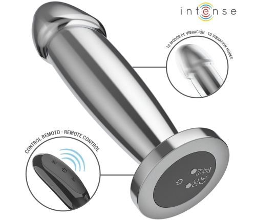 INTENSE M Remote-Controlled Metal Plug 10 Vibration Modes Waterproof