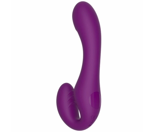 XOCOON 2-in-1 Strapless Remote Vibrator Purple Silicone Rechargeable