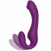 XOCOON 2-in-1 Strapless Remote Vibrator Purple Silicone Rechargeable