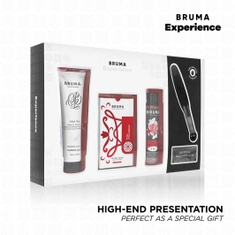 BRUMA Xperience Sweet Strawberry Sensation Set with Ultra Slip Gel