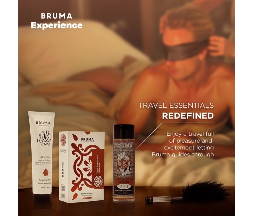 BRUMA XPERIENCE - KIT TENTACIÓN DULCE TARTA AMERICANA CON POTENCIADOR DE ORGASMOS