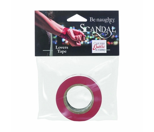 CalExotics Scandal Red Reusable Bondage Tape 15m PVC