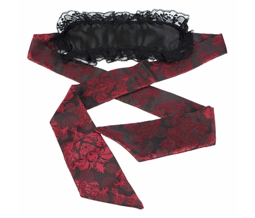 CalExotics Scandal Black Eye Mask - Adjustable, Double-Padded Brocade Design