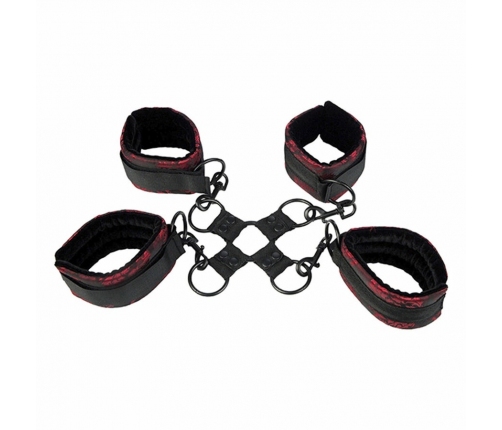 CalExotics Scandal Hog Tie - Adjustable Restraint System, Red & Black, 30.5 cm
