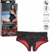 CalExotics Scandal S/M Crotchless Panty Set with Silicone Accessory Black