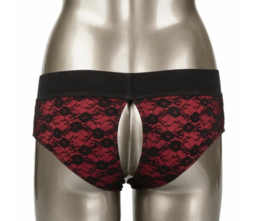 CalExotics Scandal L/XL Harness Panty Set with Silicone Attachment