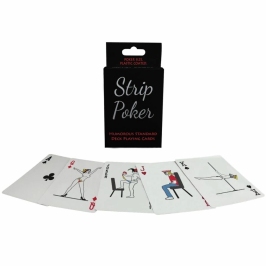 Kheper Games Strip Poker Humor Playing Cards 54-Card Deck Set
