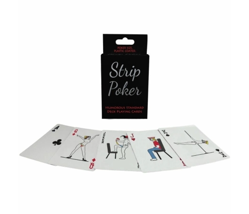 Kheper Games Strip Poker Humor Playing Cards 54-Card Deck Set