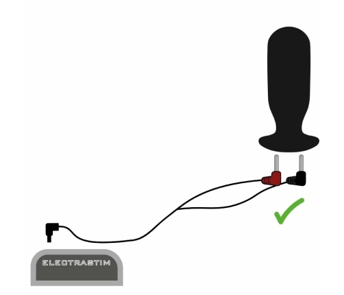 ElectraStim 90-Degree Intimate Machine Replacement Cable 1.2m