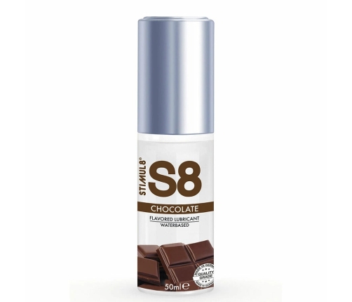 S8 Water-Based Lubricant Chocolate Flavour 50ml Paraben-Free