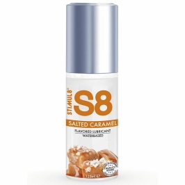 S8 Water-Based Lubricant Salted Caramel 125ml - Paraben-Free Formula