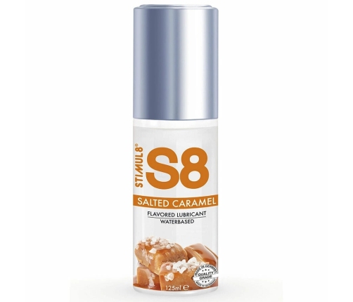 S8 Water-Based Lubricant Salted Caramel 125ml - Paraben-Free Formula