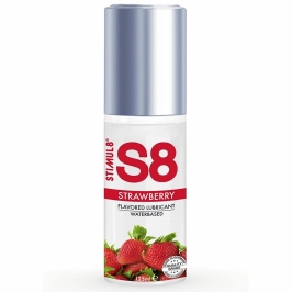 S8 Water-Based Intimate Gel Strawberry 125ml - Paraben-Free Formula