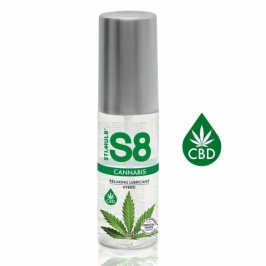 STIMUL8 S8 Hybrid Intimate Lubricant Cannabis 50ml - Long-Lasting Formula