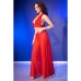 Chilirose CR 4857 Red Sheer Top & Wide-Leg Pants Set Size S