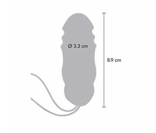 ToyJoy Sunny Side Up & Down Vibrating Egg Remote Control Fuchsia 8 Modes