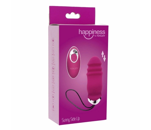 ToyJoy Sunny Side Up & Down Vibrating Egg Remote Control Fuchsia 8 Modes