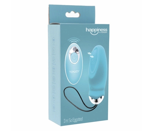 ToyJoy Happiness I’m So Eggcited Blue Remote-Controlled Intimate Egg