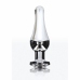 ToyJoy Diamond Bum Bijou Large - Aluminium Plug with Silver Gem, 13 cm