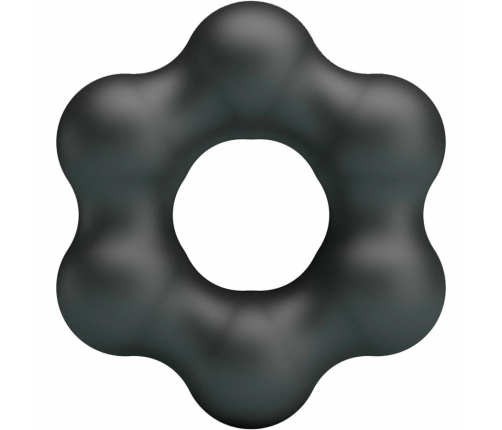 Crazy Bull Clauzell Silicone Adjustable Ring Model 10 - Black, 60 mm