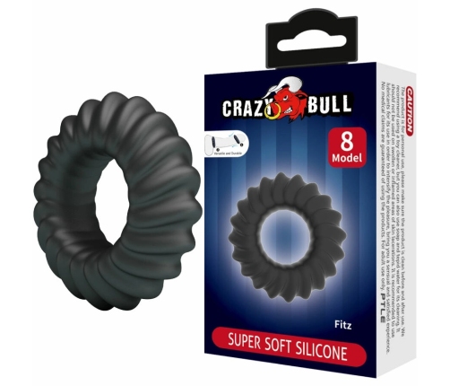 Crazy Bull Fitz Silicone Ring Model 8 Adjustable Comfort Black 55mm