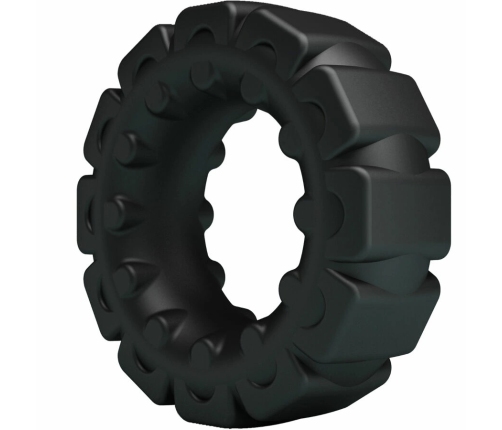 Crazy Bull Laiden Silicone Ring Model 5 Adjustable Black 50mm