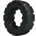 Crazy Bull Laiden Silicone Ring Model 5 Adjustable Black 50mm