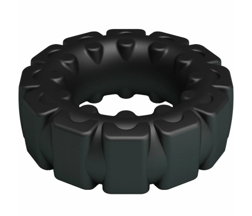 Crazy Bull Laiden Silicone Ring Model 5 Adjustable Black 50mm