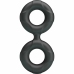 Crazy Bull Radwan Model 19 Double Silicone Adjustable Ring, Black