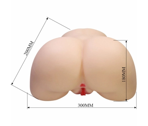 CRAZY BULL Olivia Anatomical TPE Model Dual Channel 5.5kg Natural Look