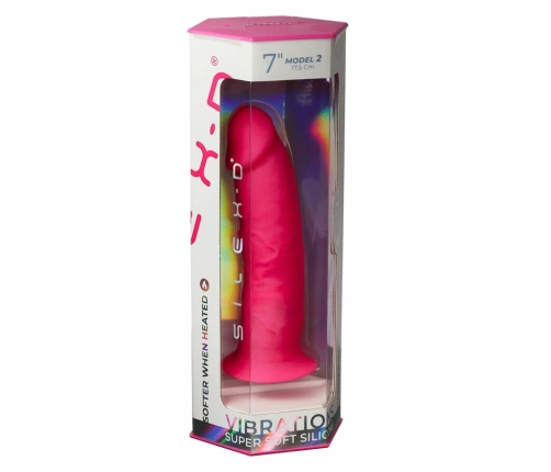 Silexd Model 2 Pink 17cm - Intimate Wellness Device with Remote Control