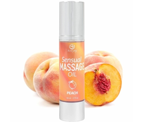 Secret Play Peach Massage Oil 50ml - Nourishing Aromatic Formula