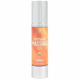 Secret Play Peach Massage Oil 50ml - Nourishing Aromatic Formula