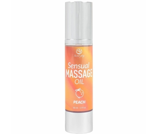 Secret Play Peach Massage Oil 50ml - Nourishing Aromatic Formula