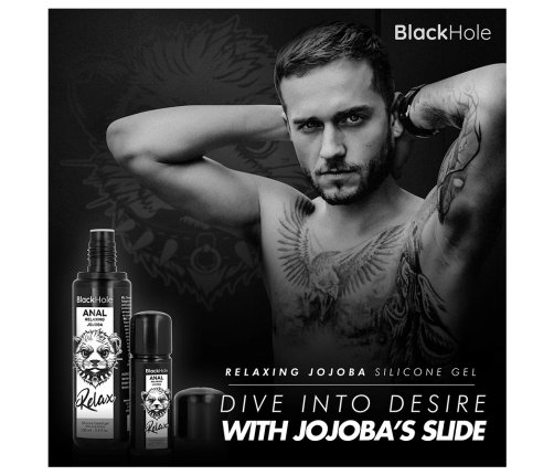 Black Hole Jojoba Relax Silicone Lubricant 30ml - Gentle Relaxing Formula