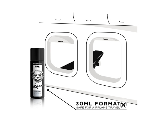 Black Hole Jojoba Relax Silicone Lubricant 30ml - Gentle Relaxing Formula