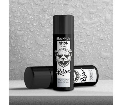 Black Hole Jojoba Relax Silicone Lubricant 30ml - Gentle Relaxing Formula