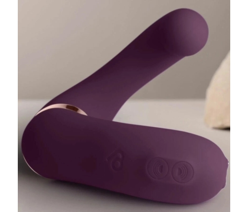 Rocks-Off Gemini Dual Motor Intimate Massager Purple Flexible 192mm