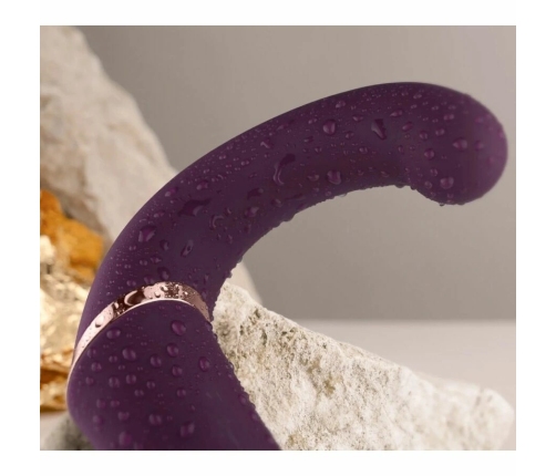 Rocks-Off Gemini Dual Motor Intimate Massager Purple Flexible 192mm