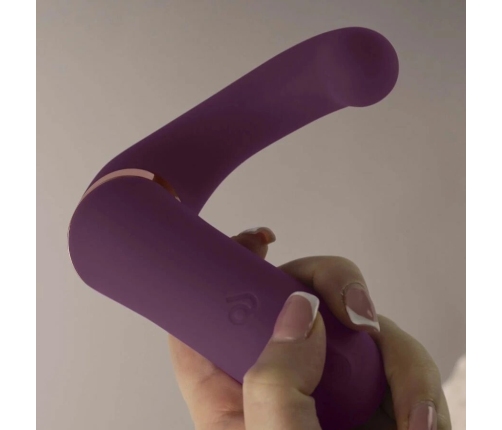 Rocks-Off Gemini Dual Motor Intimate Massager Purple Flexible 192mm