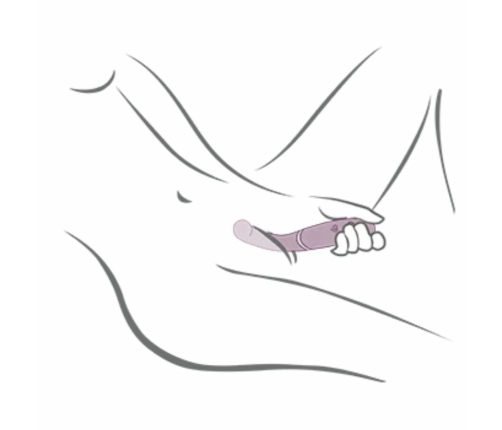 Rocks-Off Gemini Dual Motor Intimate Massager Purple Flexible 192mm