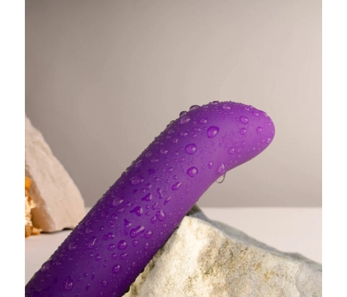 Rocks-Off Chaiamo G Vibrator Purple - Curved Silicone, 10 Modes, Waterproof
