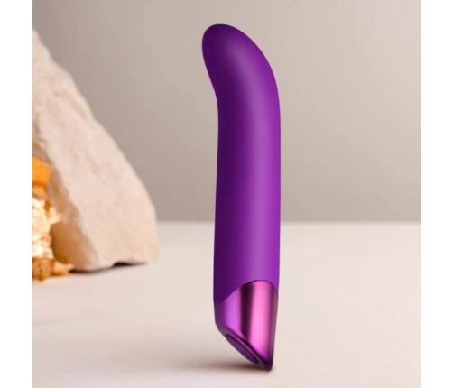 Rocks-Off Chaiamo G Vibrator Purple - Curved Silicone, 10 Modes, Waterproof