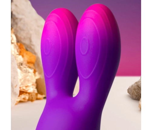 Rocks-Off Glo-Girl Bunny Flexible Purple Intimate Device 10 Modes